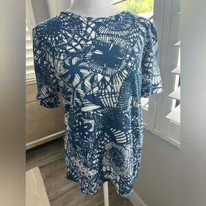 Tory Burch Short  Sleeve Tee Shirt, Size S